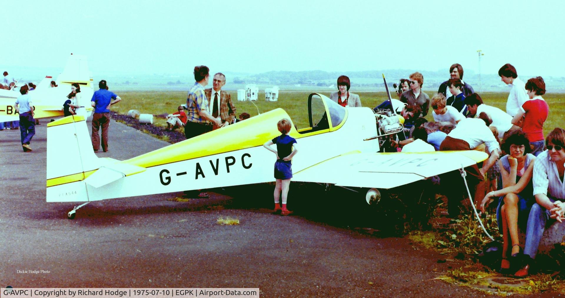 G-AVPC, 1973 Druine D.31 Turbulent C/N PFA 544, At Prestwick Flying Group Fly-in.