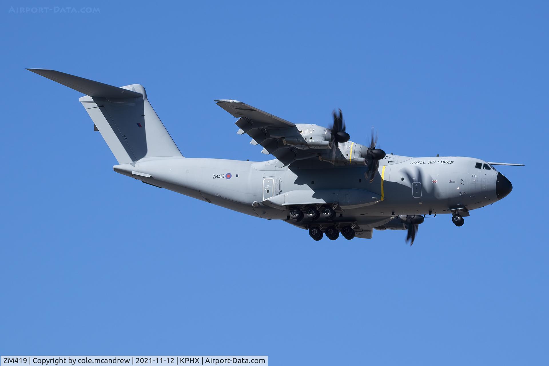 ZM419, 2018 Airbus A400M-180 Atlas C.1 C/N 077, RRR4492