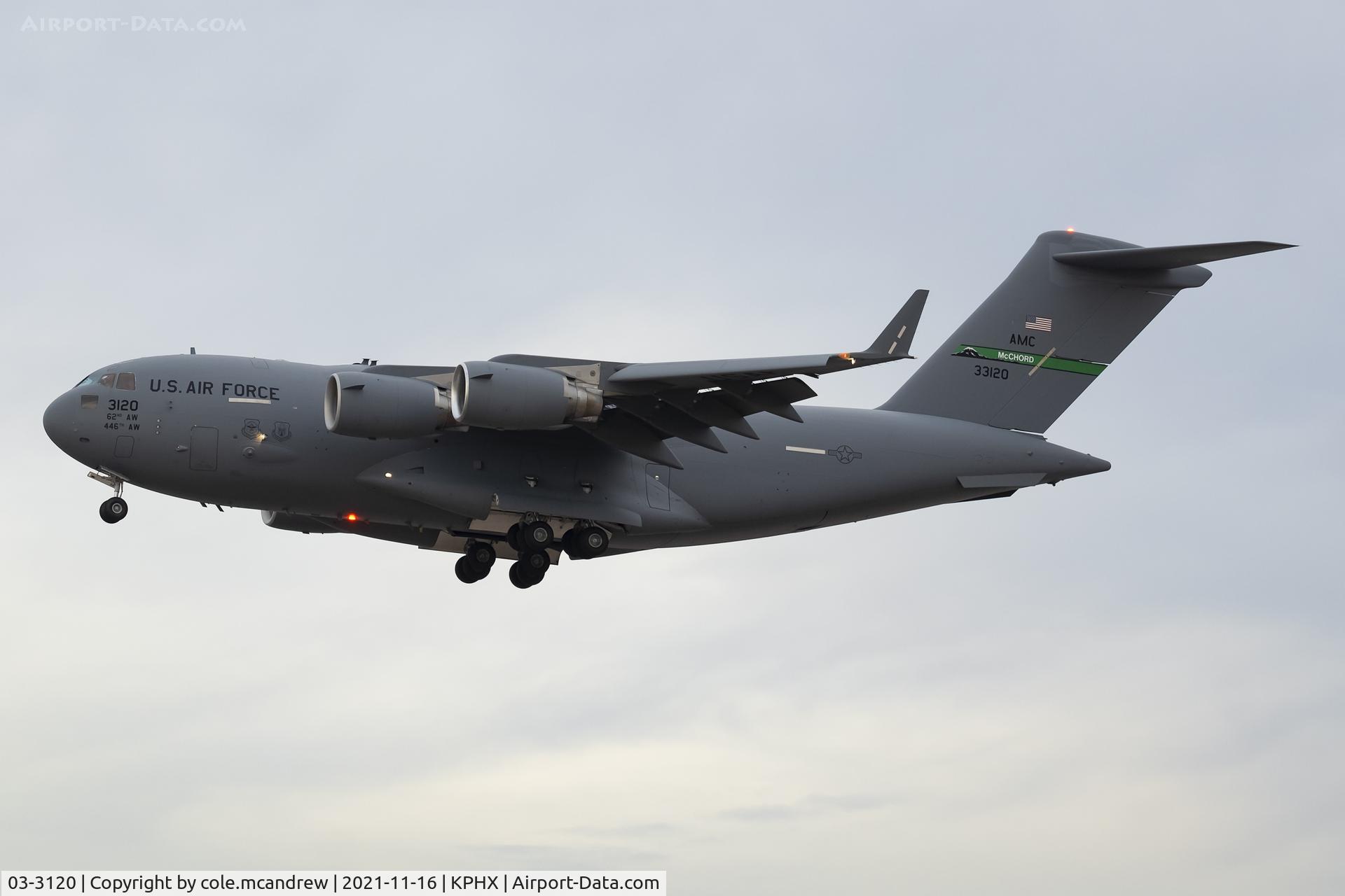 03-3120, 2003 Boeing C-17A Globemaster III C/N P-120, RCH519