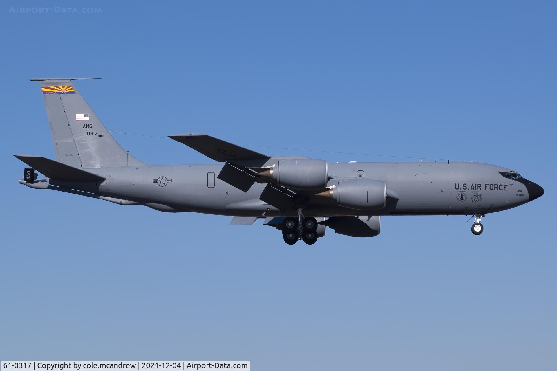 61-0317, 1961 Boeing KC-135R Stratotanker C/N 18224, COPPER6