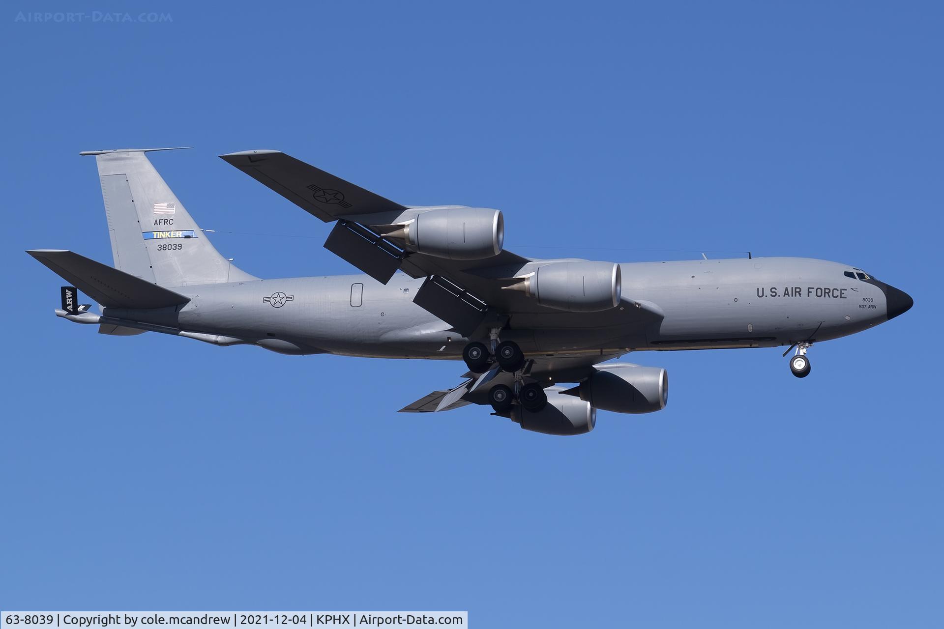 63-8039, 1963 Boeing KC-135R Stratotanker C/N 18656, CODY01