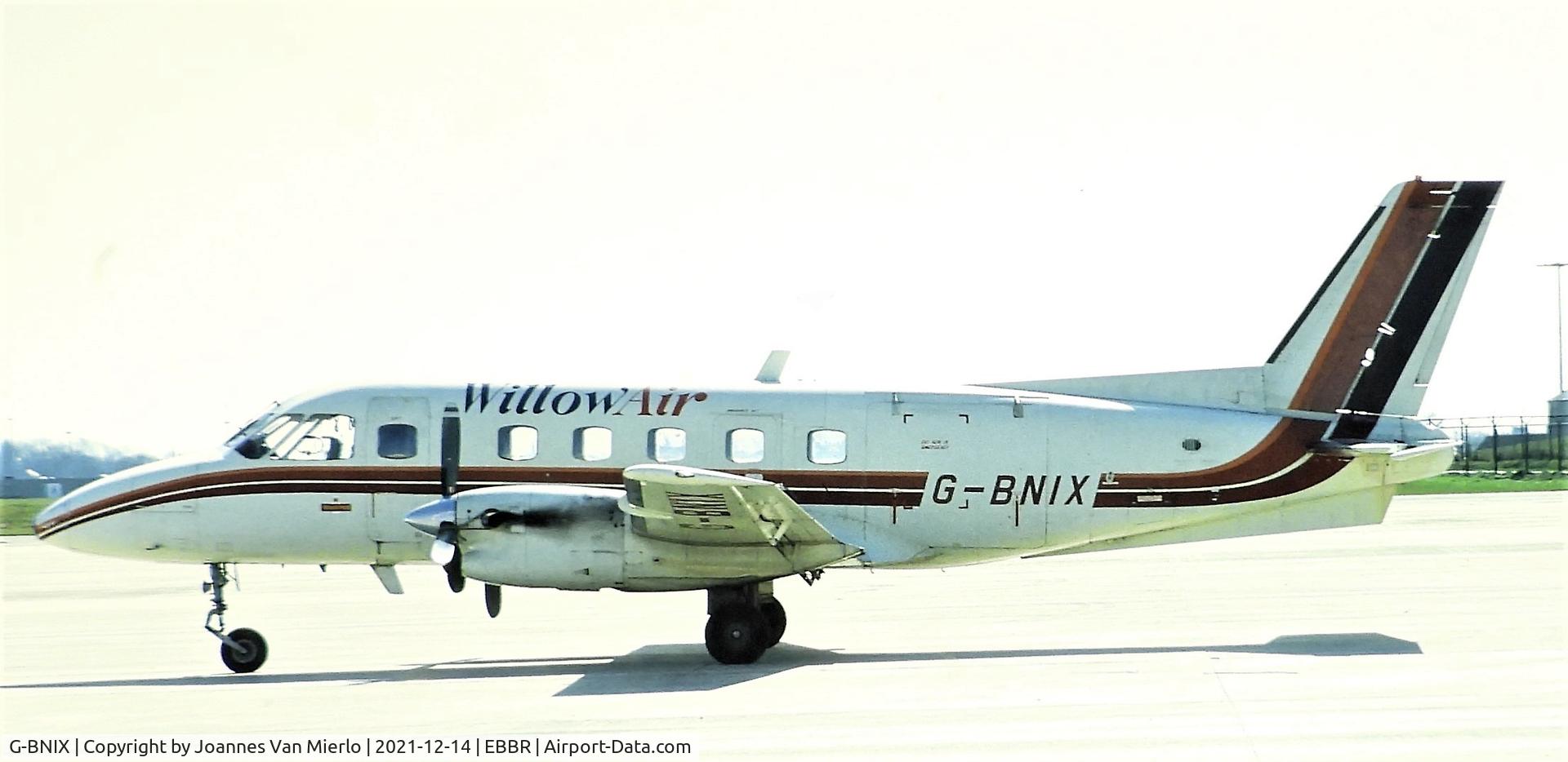 G-BNIX, 1979 Embraer EMB-110P1 Bandeirante C/N 110217, Slide scan