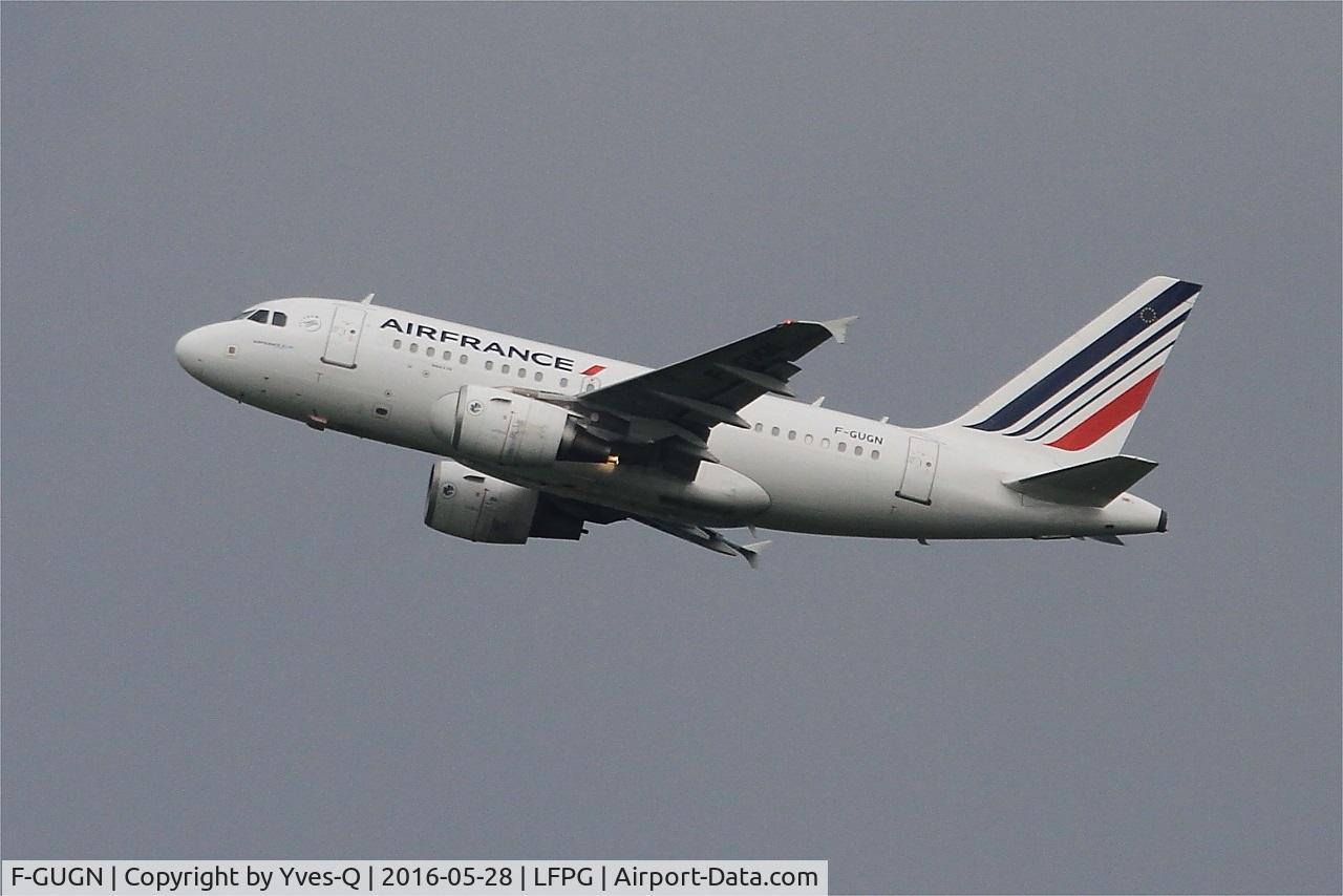 F-GUGN, 2006 Airbus A318-111 C/N 2918, Airbus A318-111, Climbing from rwy 06R, Roissy Charles De Gaulle airport (LFPG-CDG)