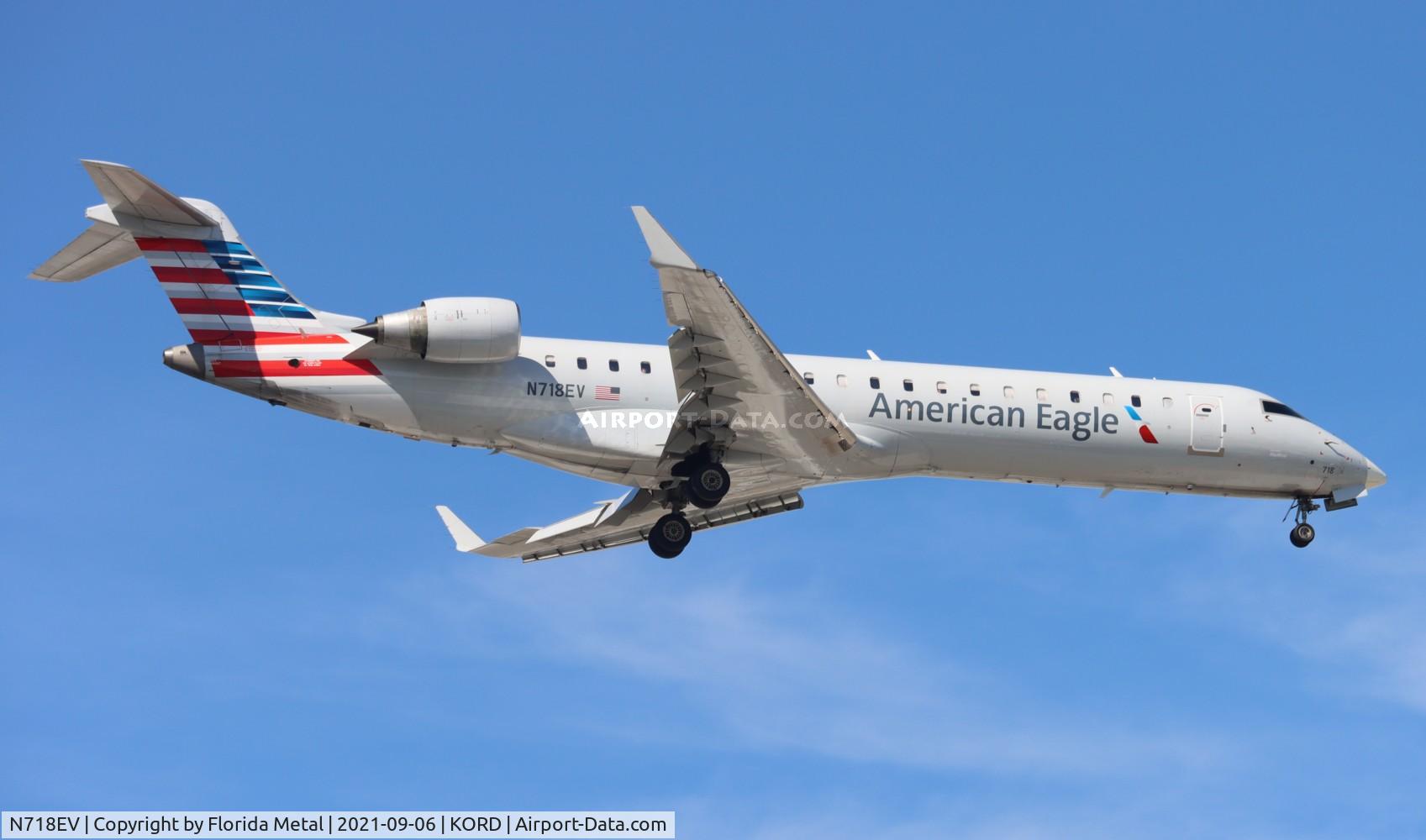 N718EV, 2003 Bombardier CRJ-701 (CL-600-2C10) Regional Jet C/N 10095, ORD 2021