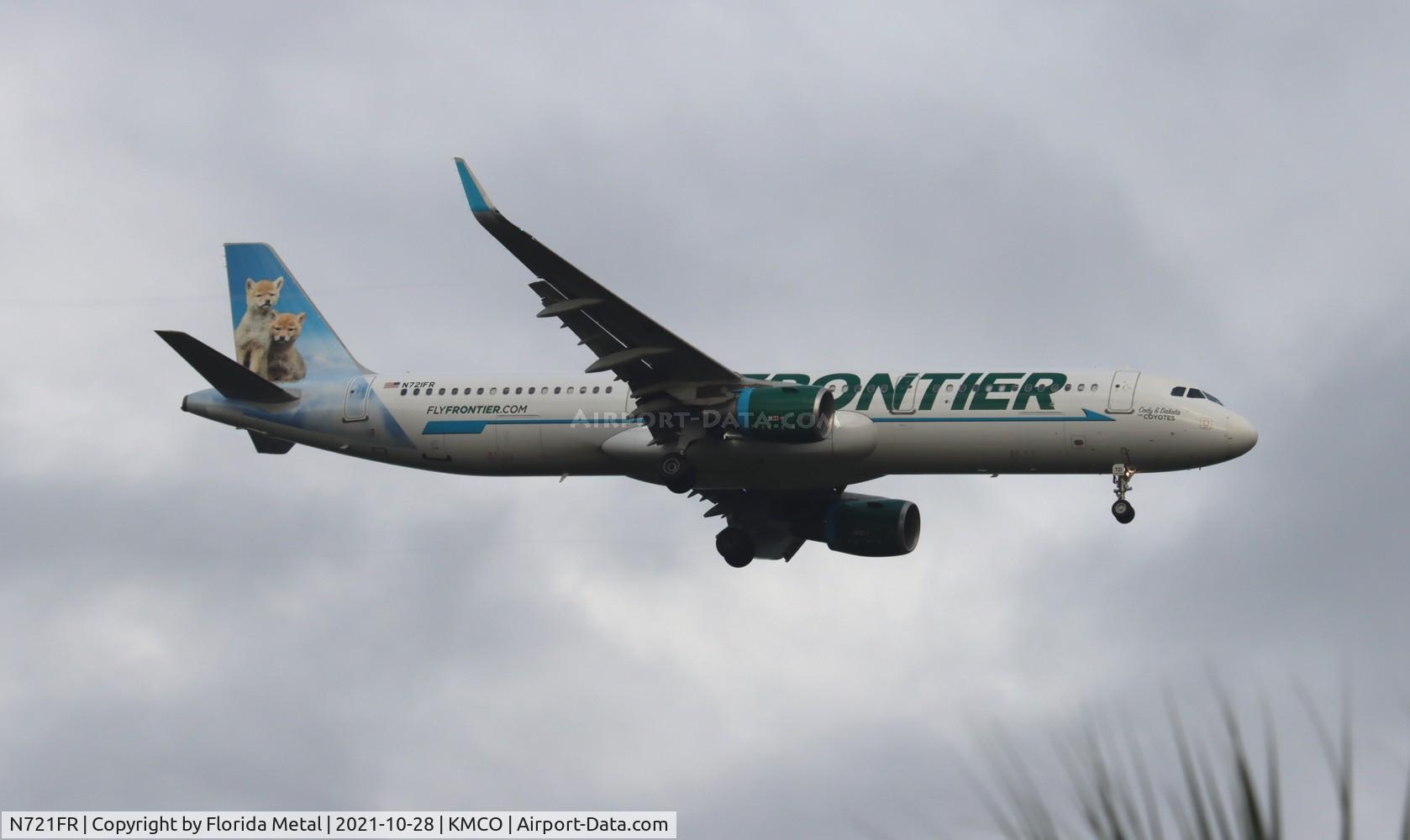 N721FR, 2017 Airbus A321-211 C/N 7884, MCO 2021