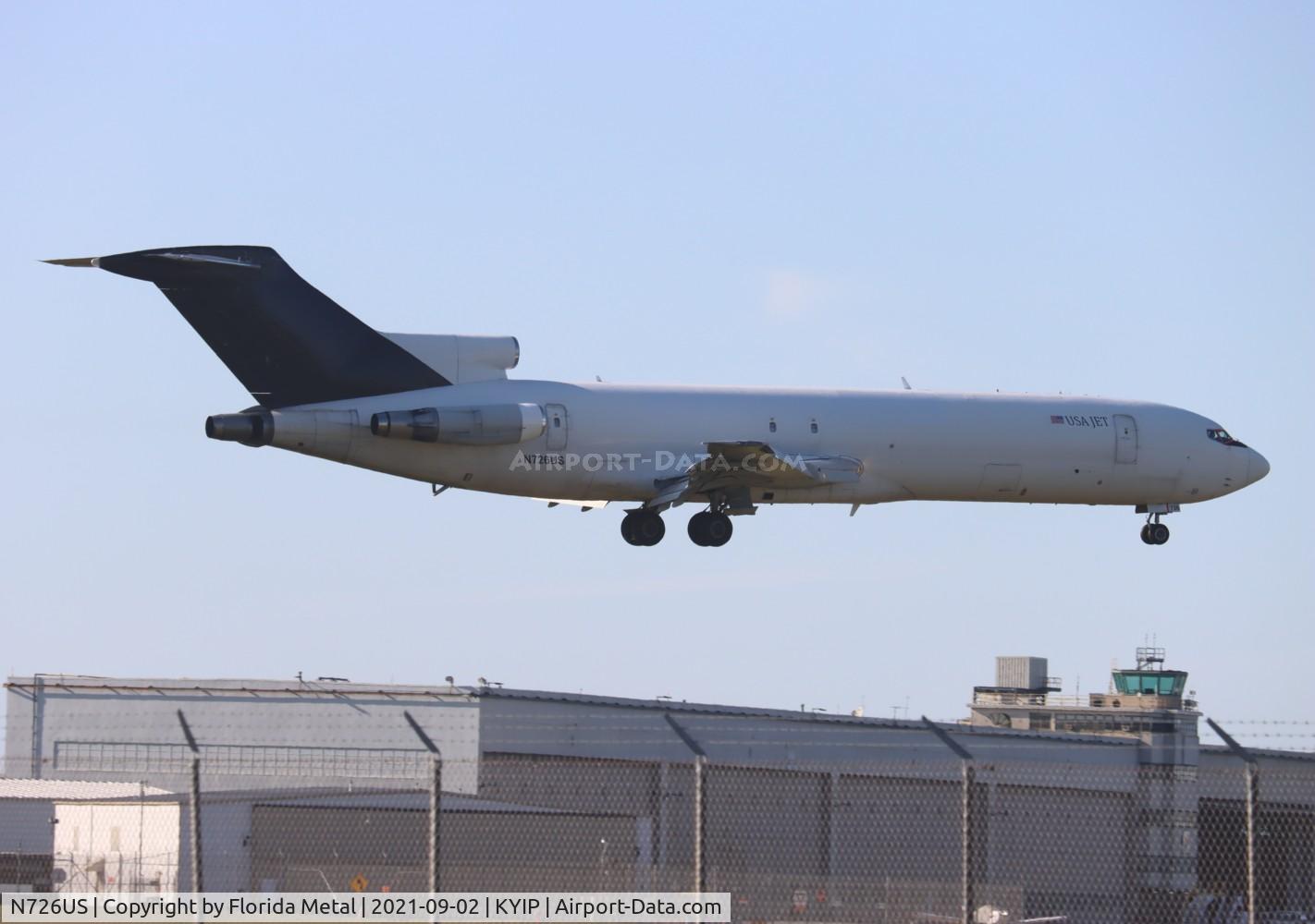 N726US, 1981 Boeing 727-223F C/N 22469, YIP Other Michigan Airports 2021