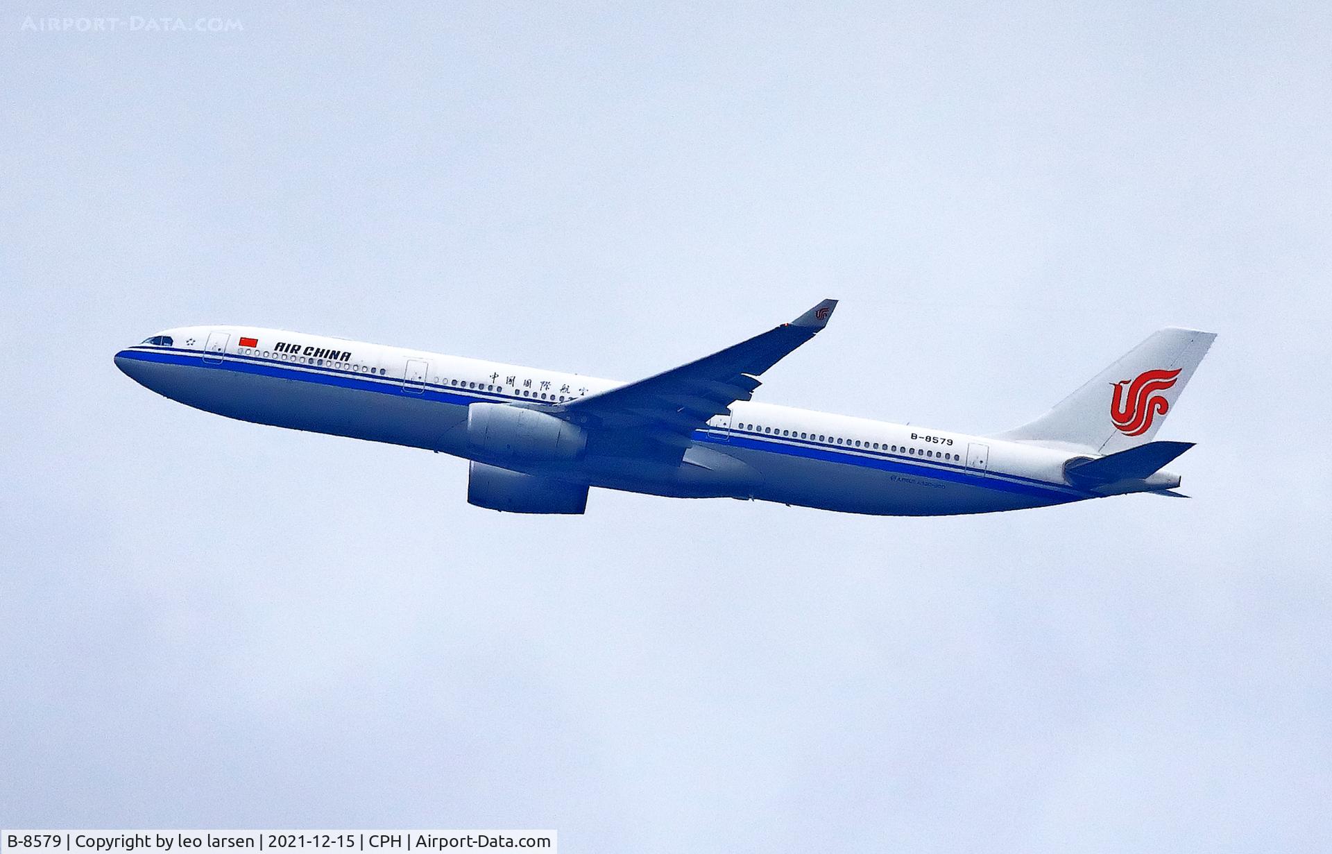 B-8579, 2016 Airbus A330-343 C/N 1763, Copenhagen 15.12.2021