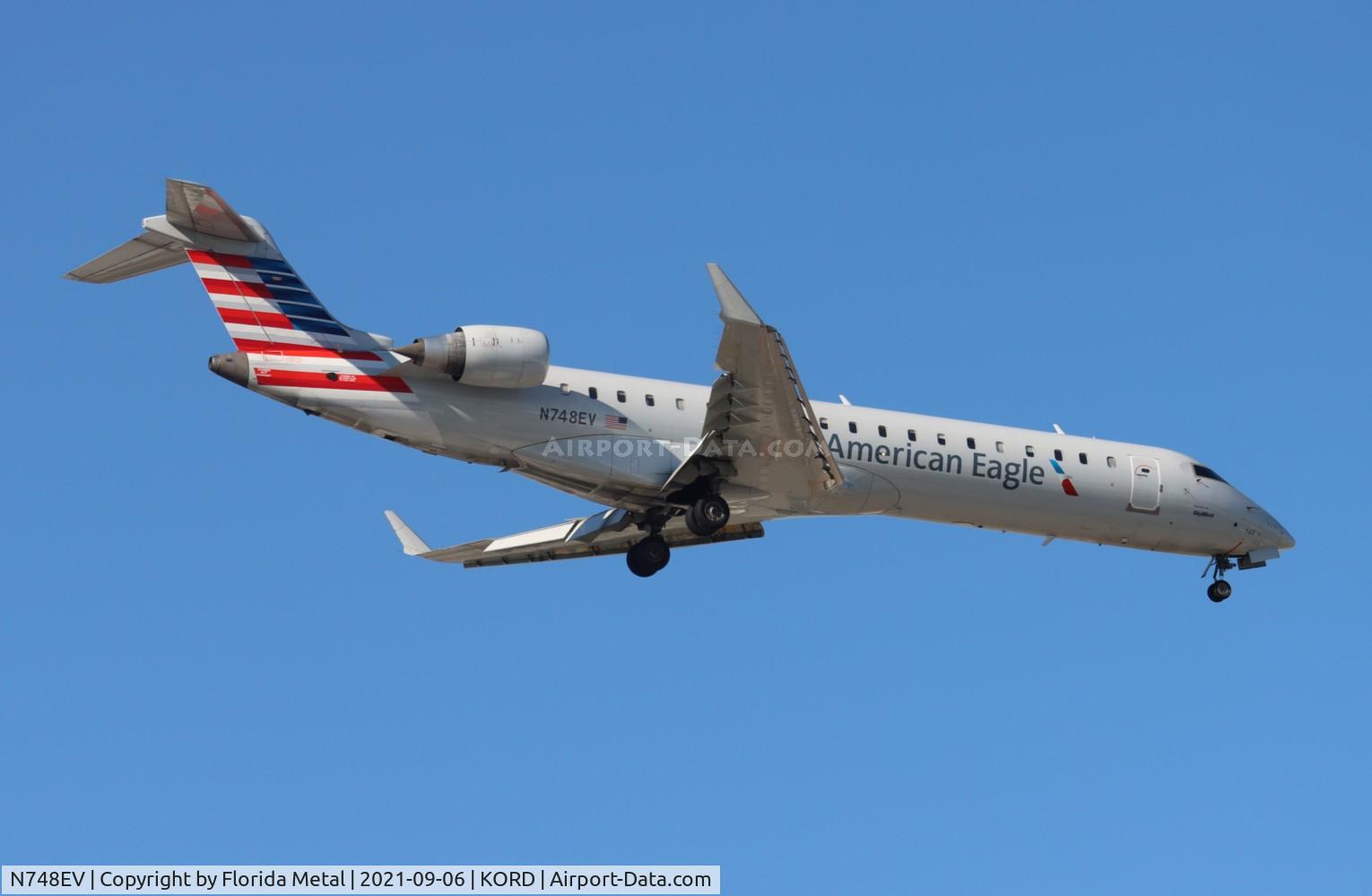 N748EV, 2004 Bombardier CRJ-700 (CL-600-2C10) Regional Jet C/N 10158, ORD 2021