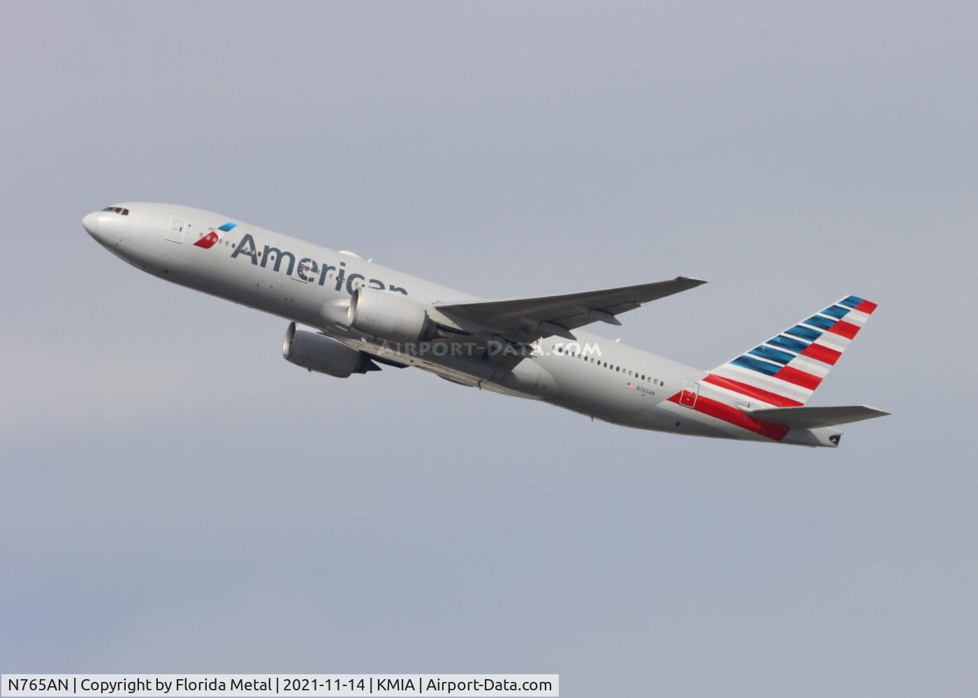 N765AN, 2003 Boeing 777-223 C/N 32879, MIA 2021
