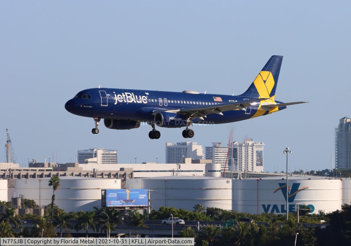 N775JB, 2009 Airbus A320-232 C/N 3800, FLL 2021