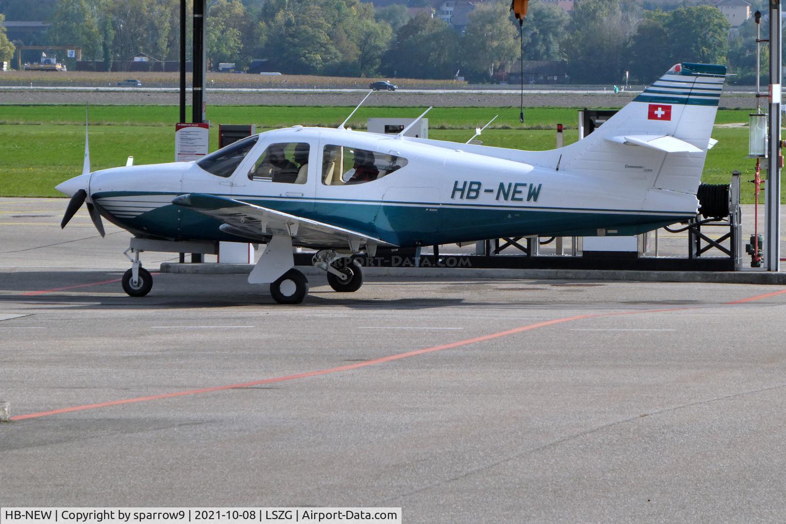 HB-NEW, 2000 Rockwell Commander 115TC C/N 20032, A new resident here