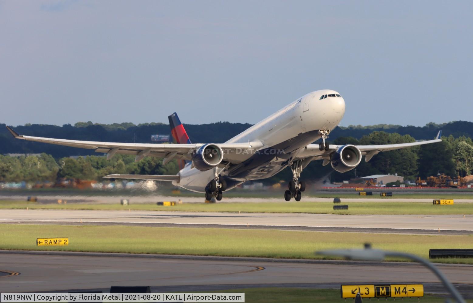 N819NW, 2007 Airbus A330-323 C/N 858, ATL 2021