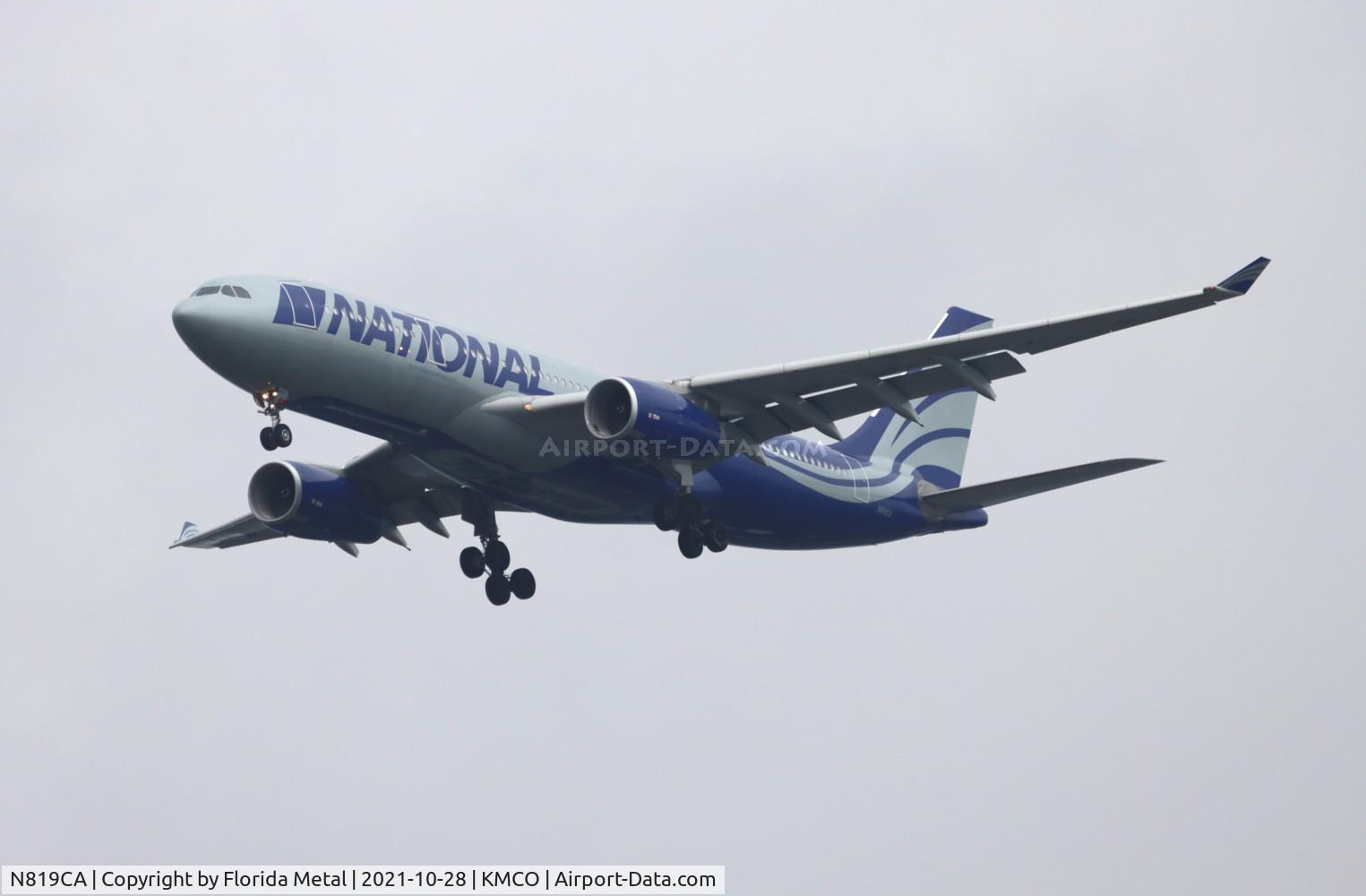 N819CA, 2009 Airbus A330-243 C/N 1016, MCO 2021