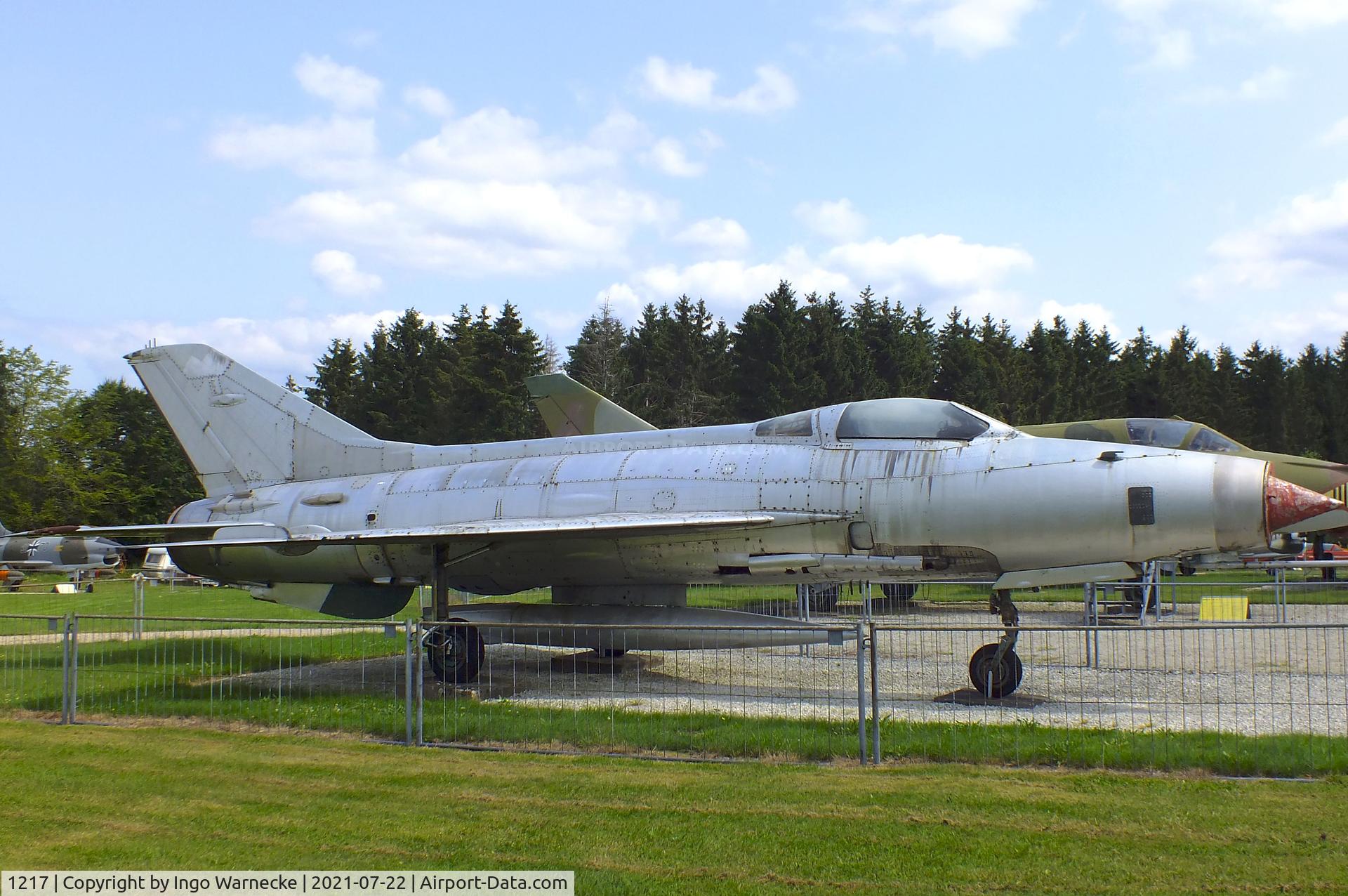 1217, Mikoyan-Gurevich MiG-21F-13 C/N 741217, Mikoyan i Gurevich MiG-21F-13 FISHBED-C at the Flugausstellung P. Junior, Hermeskeil
