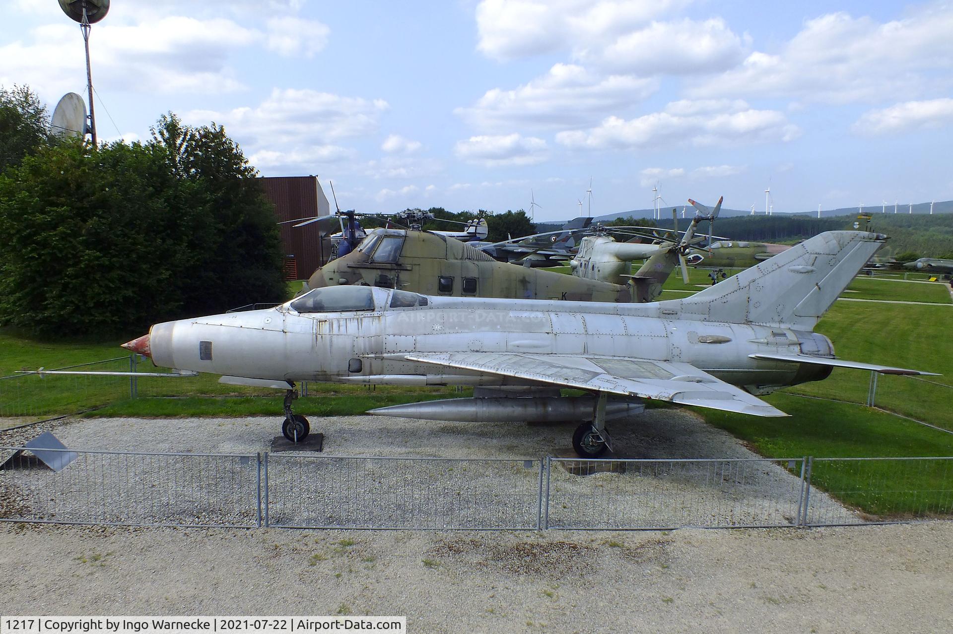 1217, Mikoyan-Gurevich MiG-21F-13 C/N 741217, Mikoyan i Gurevich MiG-21F-13 FISHBED-C at the Flugausstellung P. Junior, Hermeskeil
