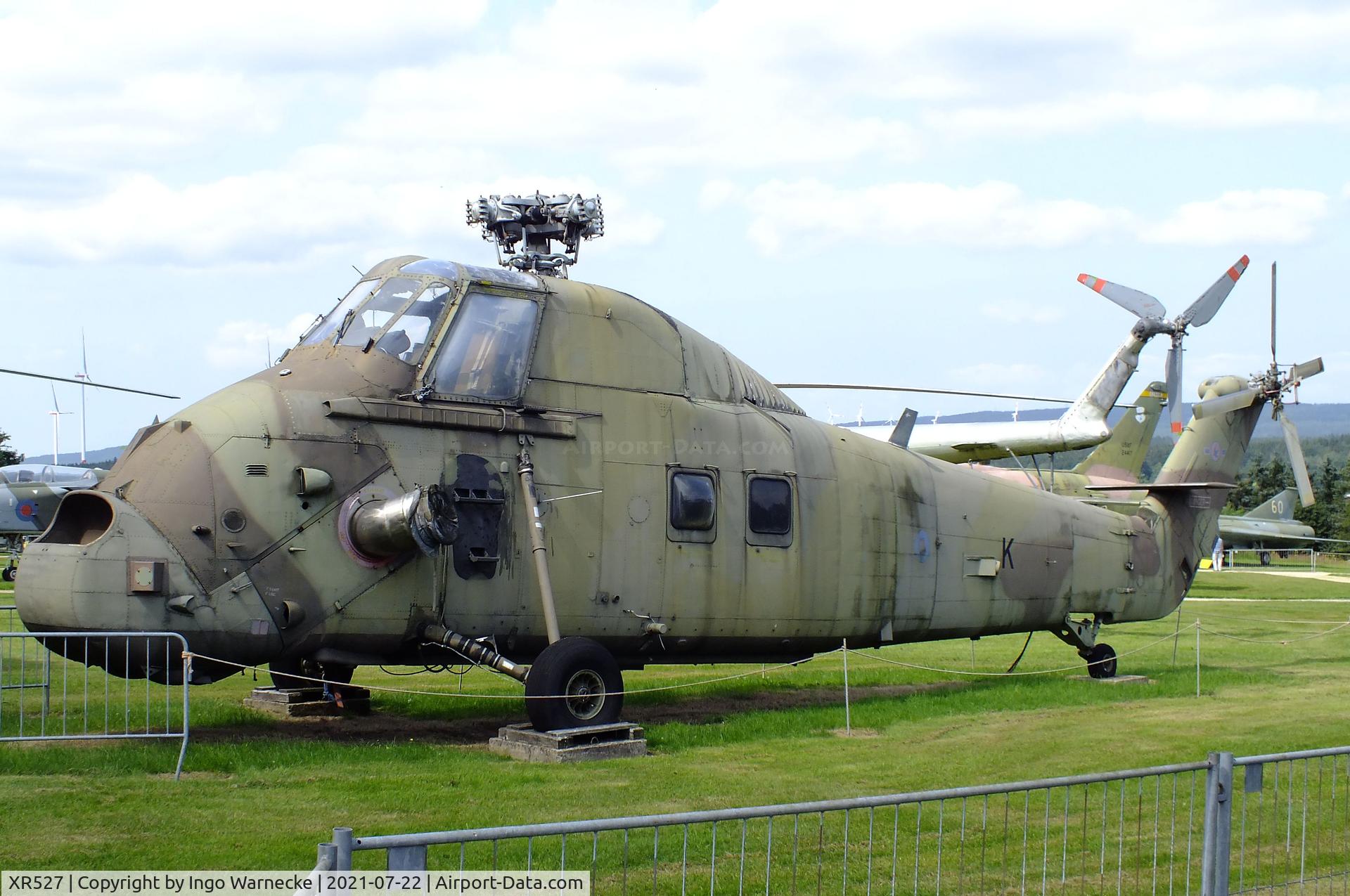 XR527, 1964 Westland Wessex HC.2 C/N WA149, Westland Wessex HC2 (minus main rotor) at the Flugausstellung P. Junior, Hermeskeil