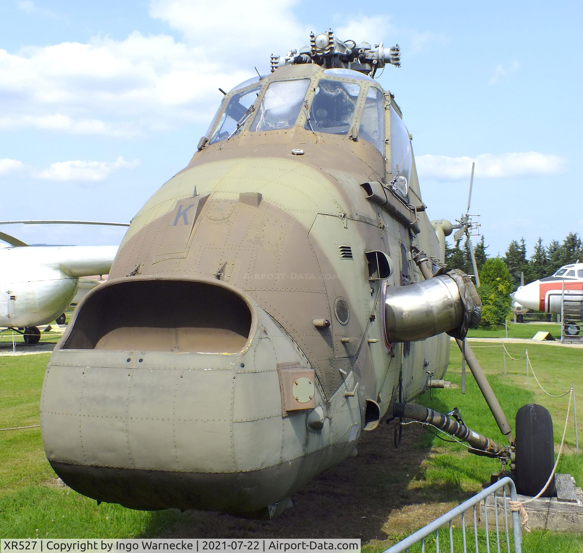 XR527, 1964 Westland Wessex HC.2 C/N WA149, Westland Wessex HC2 (minus main rotor) at the Flugausstellung P. Junior, Hermeskeil