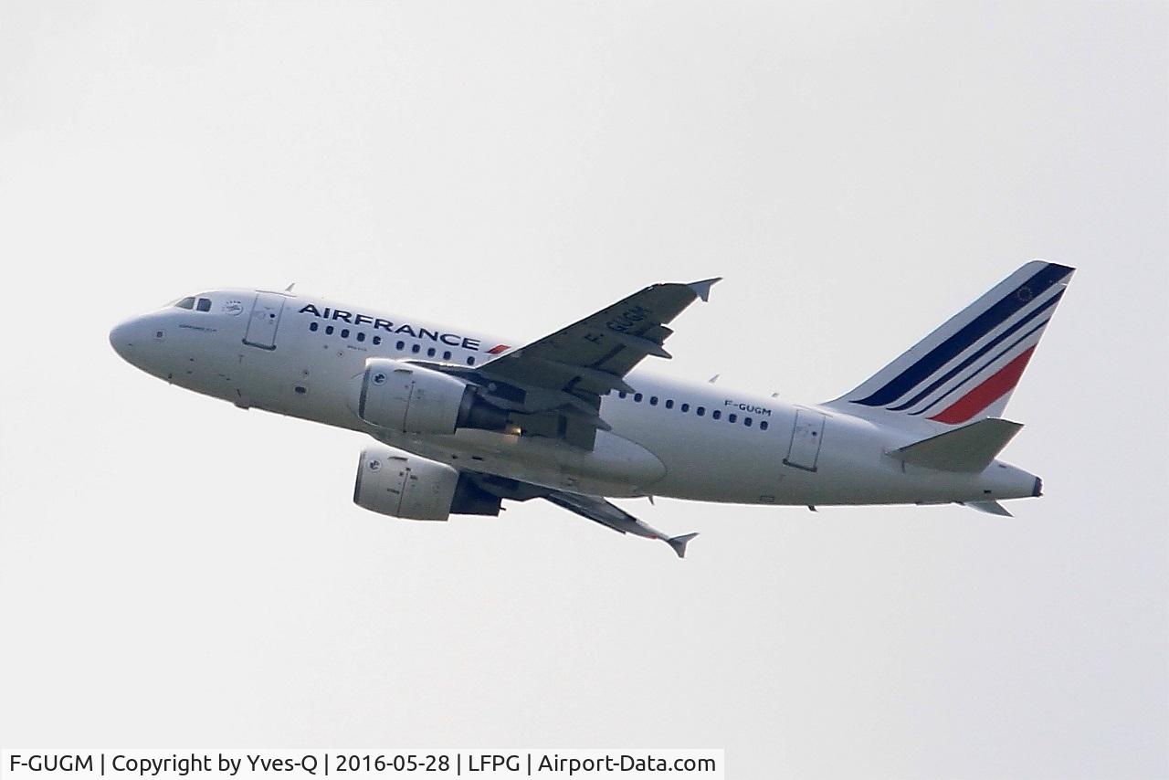 F-GUGM, 2006 Airbus A318-111 C/N 2750, Airbus A318-111, Climbing from rwy 08L, Roissy Charles De Gaulle airport (LFPG-CDG)