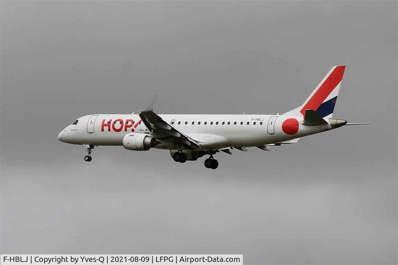 F-HBLJ, 2009 Embraer 190LR (ERJ-190-100LR) C/N 19000133, Embraer 190AR, On final rwy 26L, Roissy Charles De Gaulle airport (LFPG-CDG)