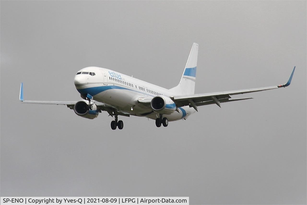 SP-ENO, 2000 Boeing 737-8AS C/N 29921, Boeing 737-8AS, Short approach rwy 26L, Roissy Charles De Gaulle airport (LFPG-CDG)