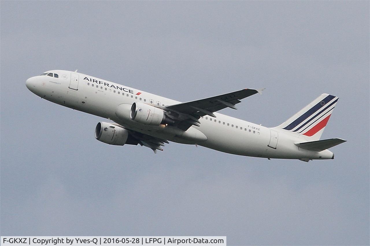 F-GKXZ, 2009 Airbus A320-214 C/N 4084, Airbus A320-214, Climbing from rwy 08L, Roissy Charles De Gaulle airport (LFPG-CDG)