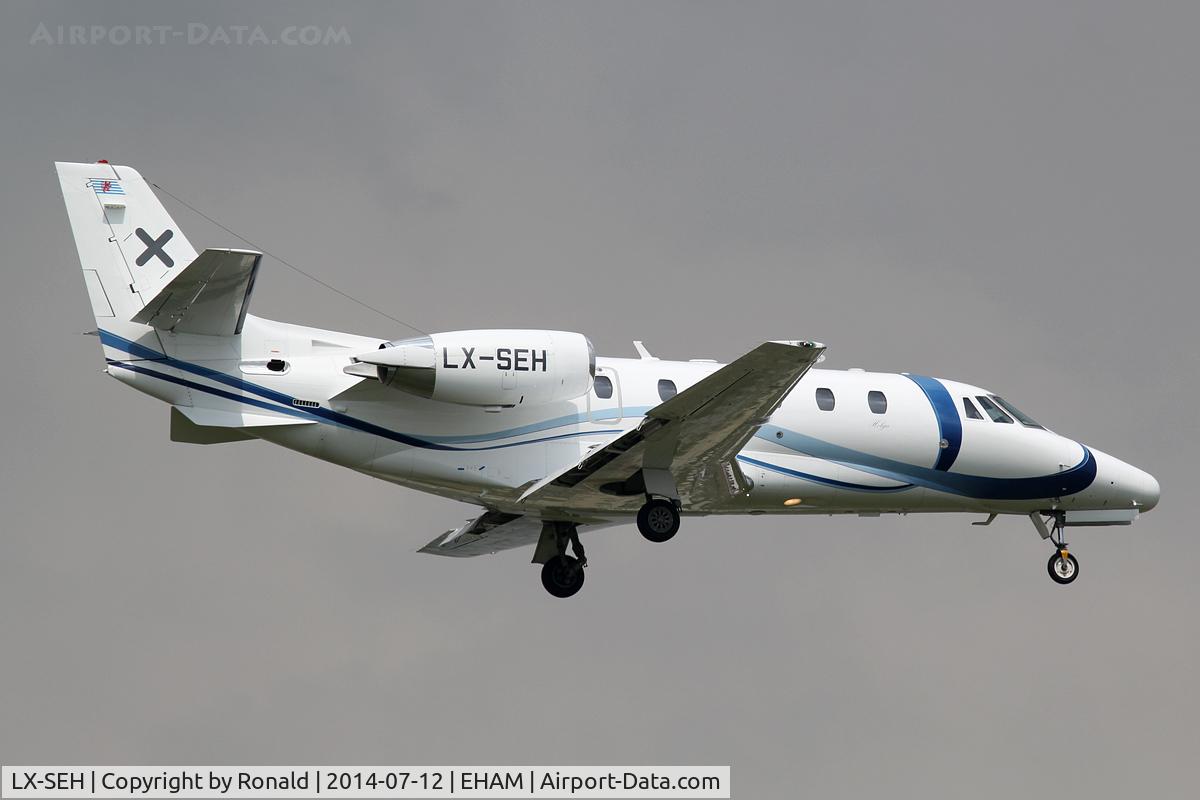 LX-SEH, 2008 Cessna 560XLS Citation Excel C/N 560-5755, at spl