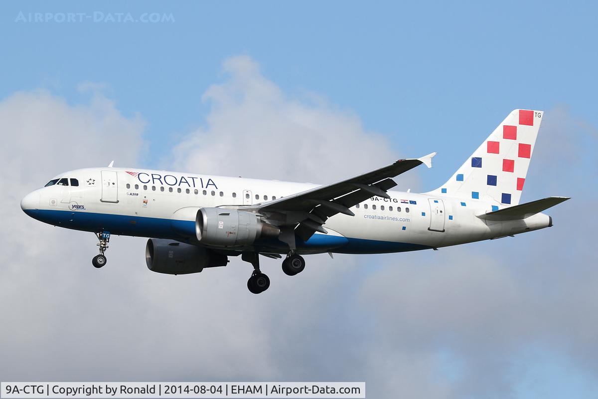 9A-CTG, 1998 Airbus A319-112 C/N 767, at spl