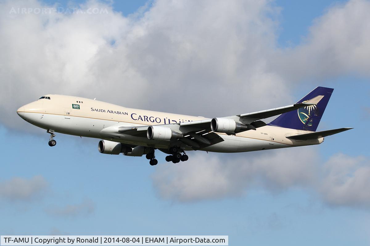 TF-AMU, 1999 Boeing 747-48EF/SCD C/N 27603, at spl