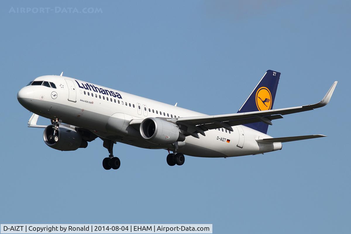 D-AIZT, 2013 Airbus A320-214 C/N 5601, at spl