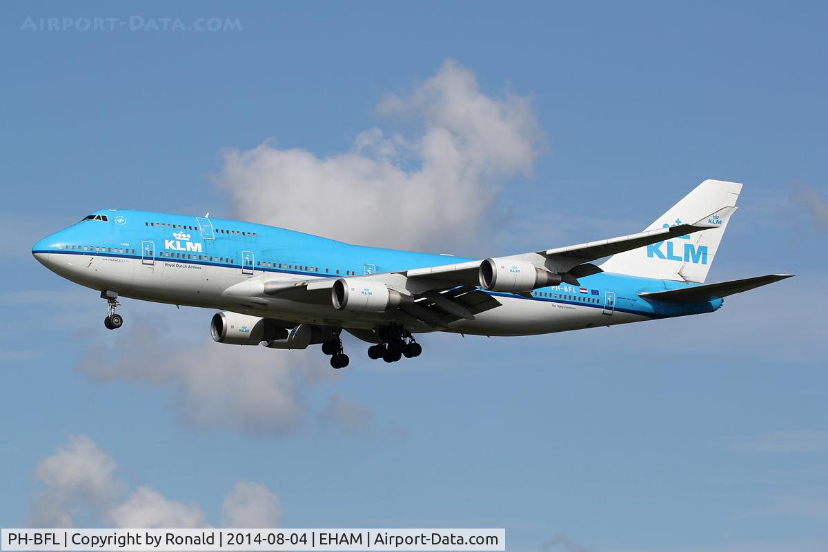 PH-BFL, 1991 Boeing 747-406 C/N 25356, at spl