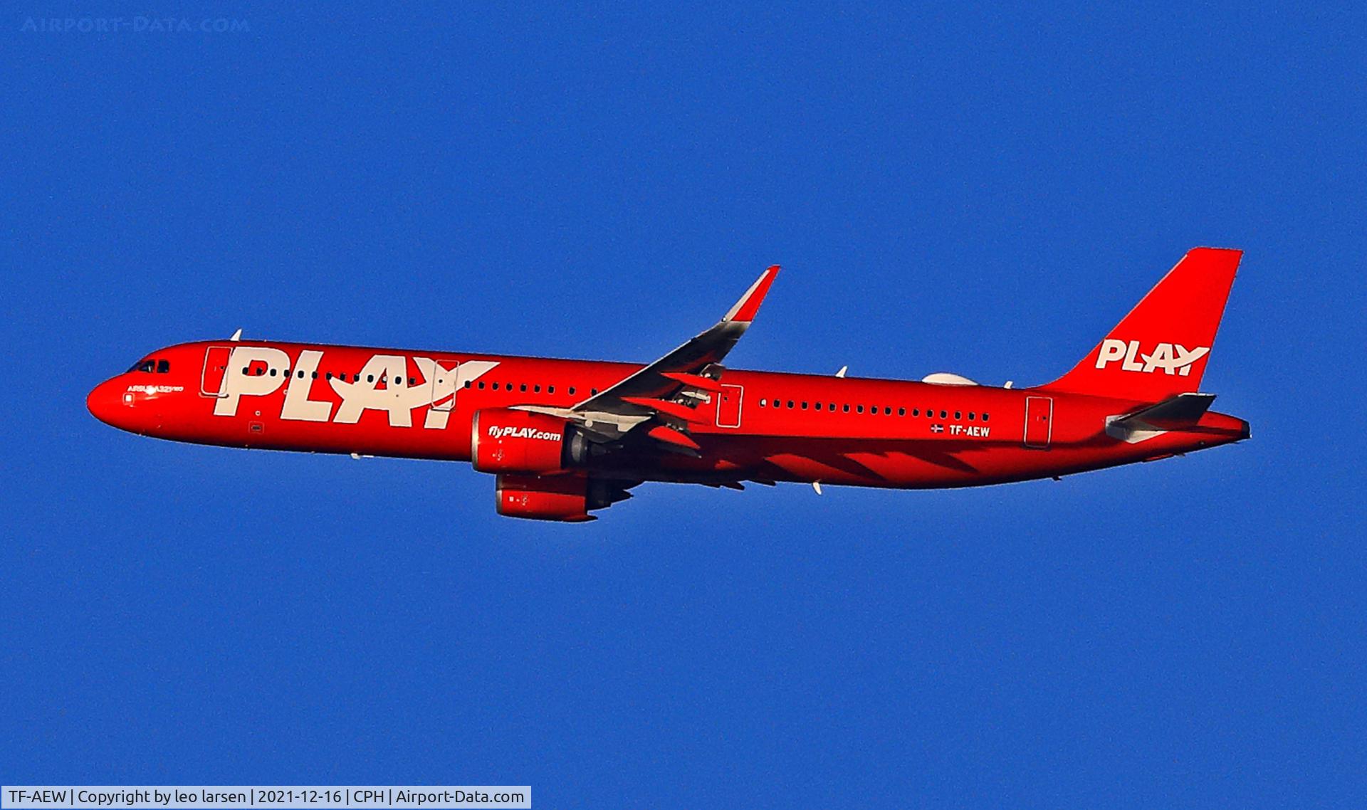 TF-AEW, 2018 Airbus A321-251N C/N 8008, Copenhagen 16.12.2021