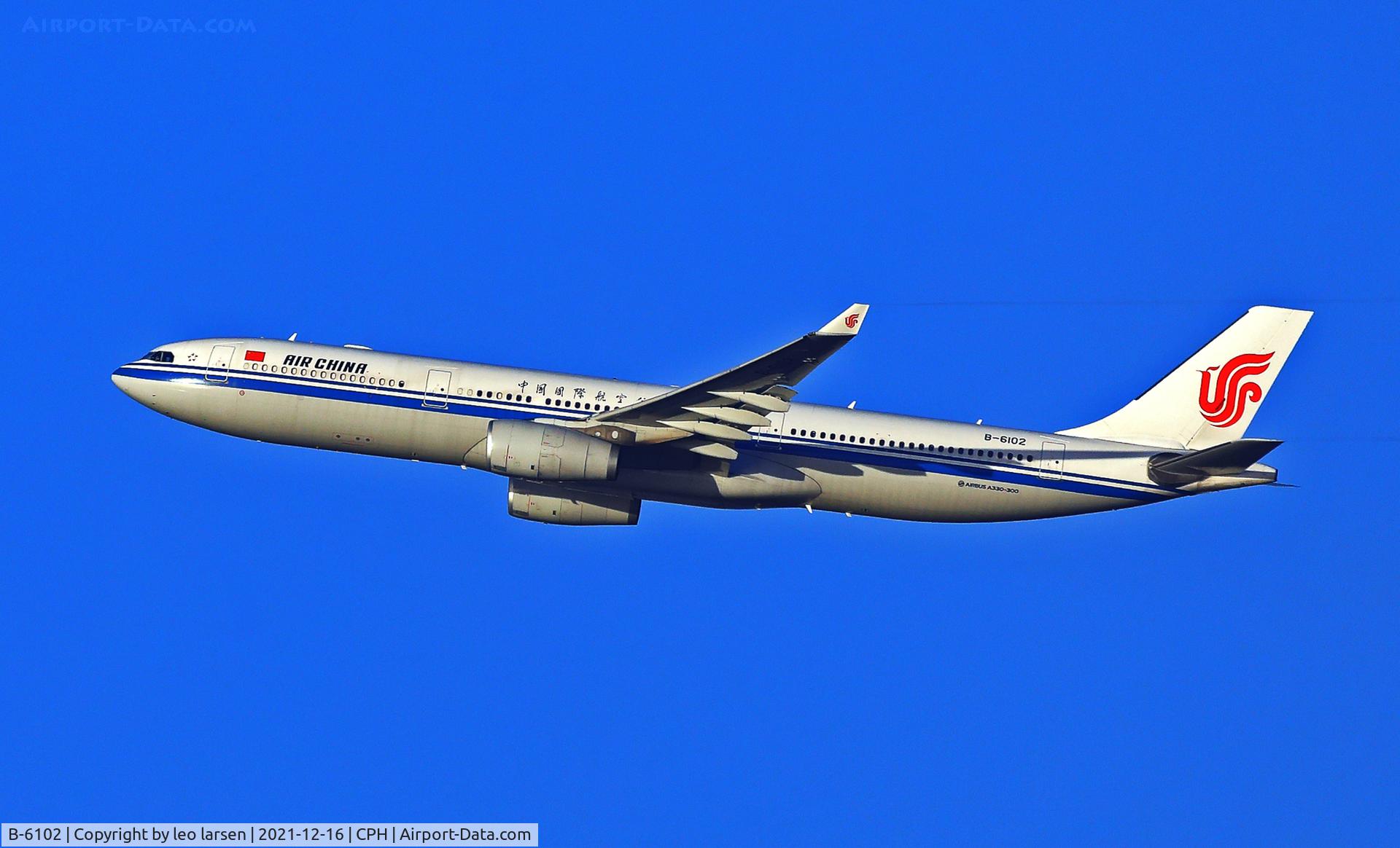B-6102, 2015 Airbus A330-343 C/N 1695, Copenhagen 16.12.2021