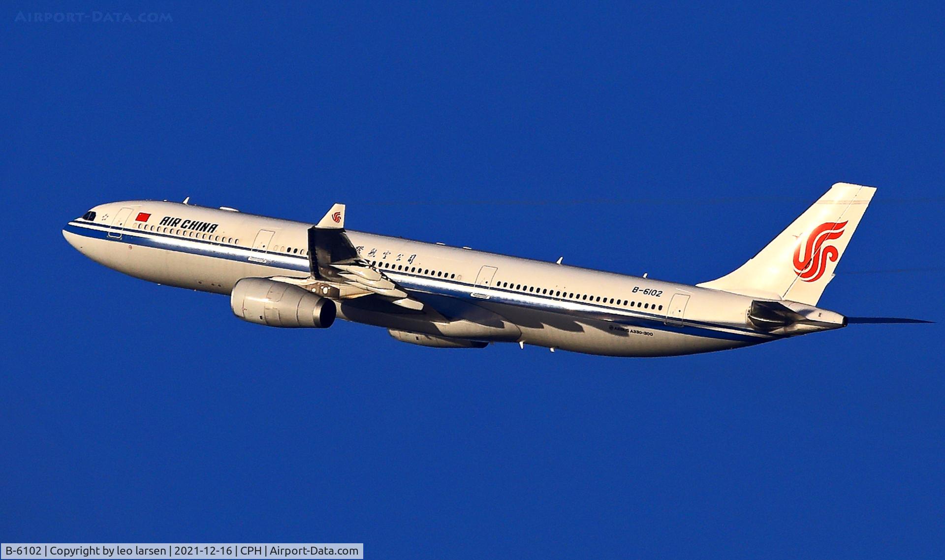 B-6102, 2015 Airbus A330-343 C/N 1695, Copenhagen 16.12.2021
