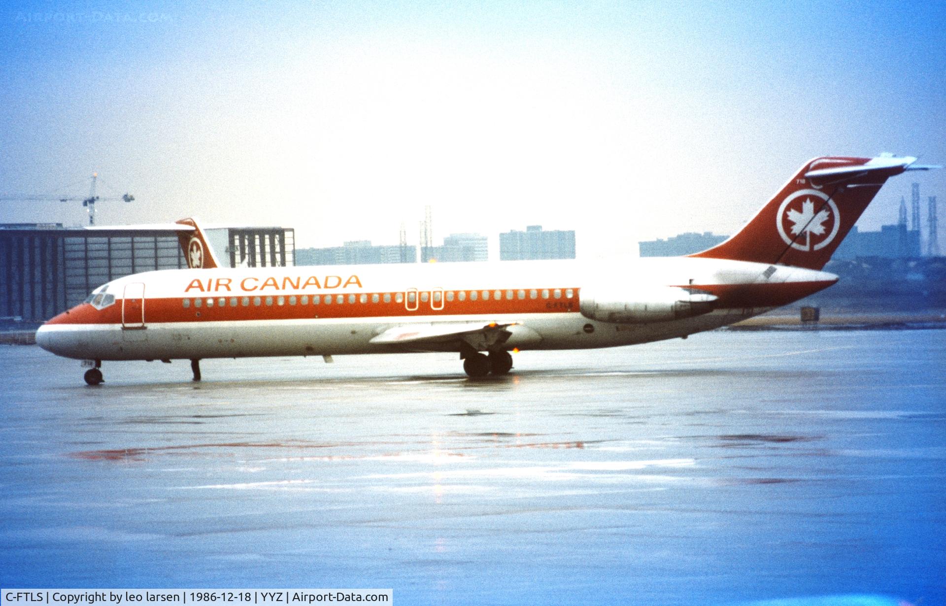 C-FTLS, 1967 Douglas DC-9-32 C/N 47071, Toronto 18.12.1986