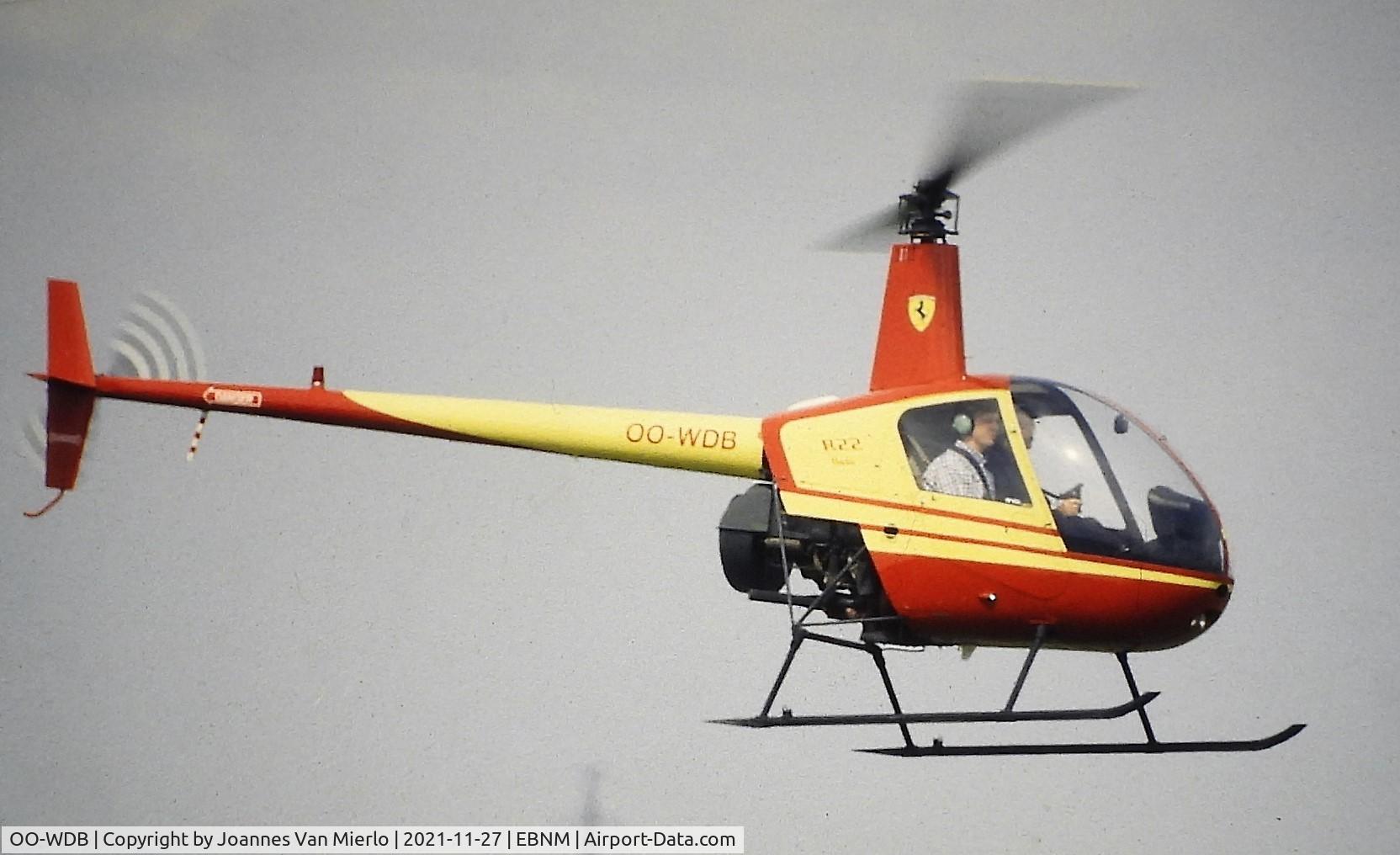 OO-WDB, Robinson R22 Beta C/N 2081, Slide scan