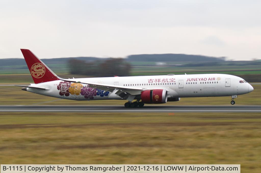 B-1115, 2018 Boeing 787-9 Dreamliner C/N 64312, Juneyao Airlines Boeing 787-9 Dreamliner 