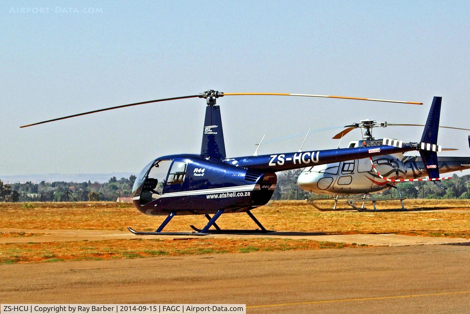 ZS-HCU, Robinson R44 II C/N 12310, ZS-HCU   Robinson R-44 Raven II [12310] (atsheli.co.za) Grand Central~ZS 15/09/2014