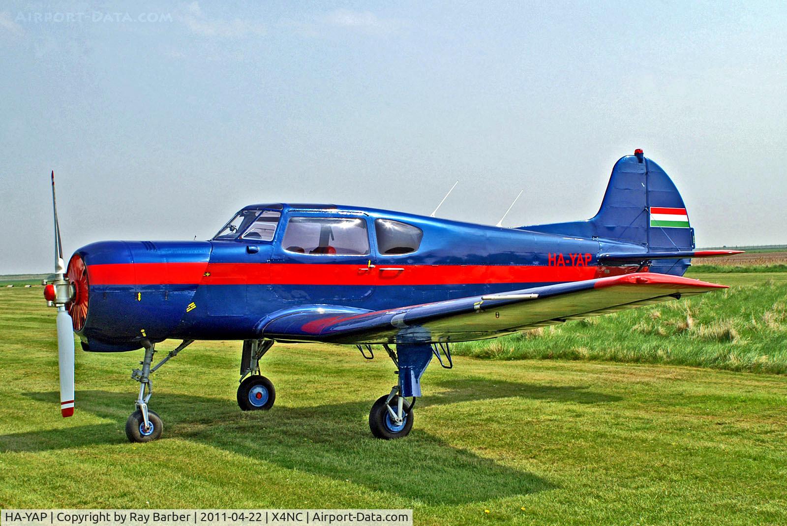 HA-YAP, 1979 Yakovlev Yak-18T C/N 22202034023, HA-YAP   Yakovlev Yak-18T [22202034023] North Coates~G 22/04/2011