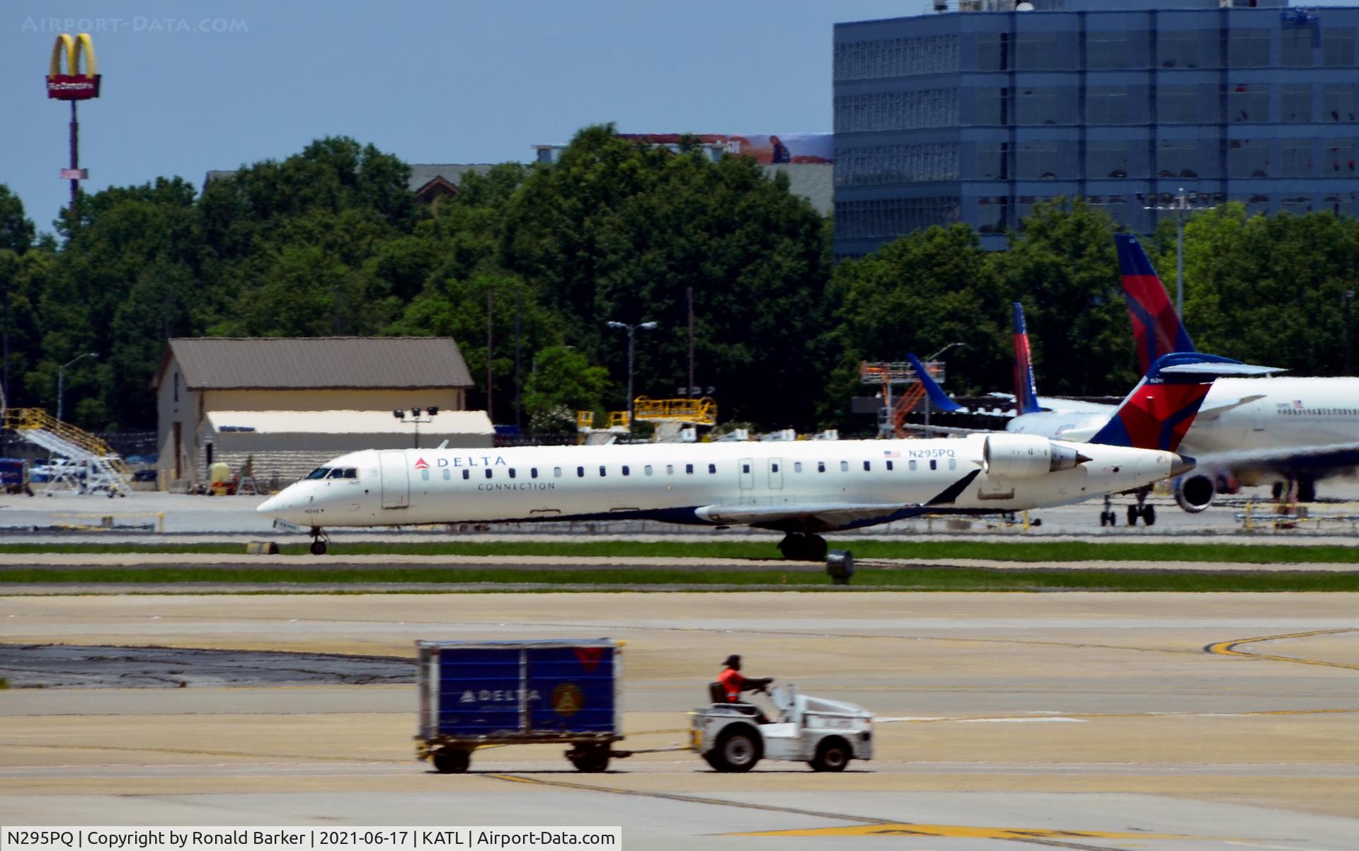 N295PQ, 2013 Bombardier CRJ-900 (CL-600-2D24) C/N 15295, Taxi Atlanta