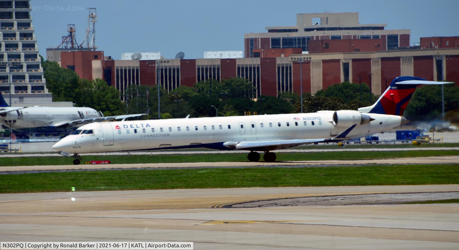 N302PQ, 2013 Bombardier CRJ-900 (CL-600-2D24) C/N 15302, Taxi Atlanta