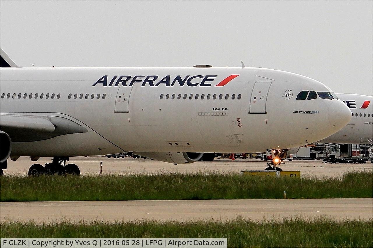 F-GLZK, 1997 Airbus A340-313X C/N 207, Airbus A340-313X, Taxiing, Roissy Charles De Gaulle Airport (LFPG-CDG)