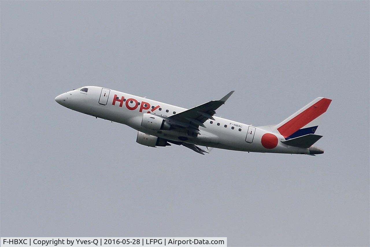 F-HBXC, 2008 Embraer 170ST (ERJ-170-100ST) C/N 17000263, Embraer 170ST, Climbing from rwy 08L, Roissy Charles De Gaulle airport (LFPG-CDG)