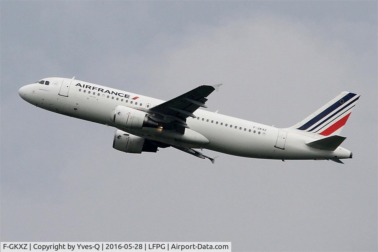F-GKXZ, 2009 Airbus A320-214 C/N 4084, Airbus A320-214, Climbing from rwy 08L, Roissy Charles De Gaulle airport (LFPG-CDG)