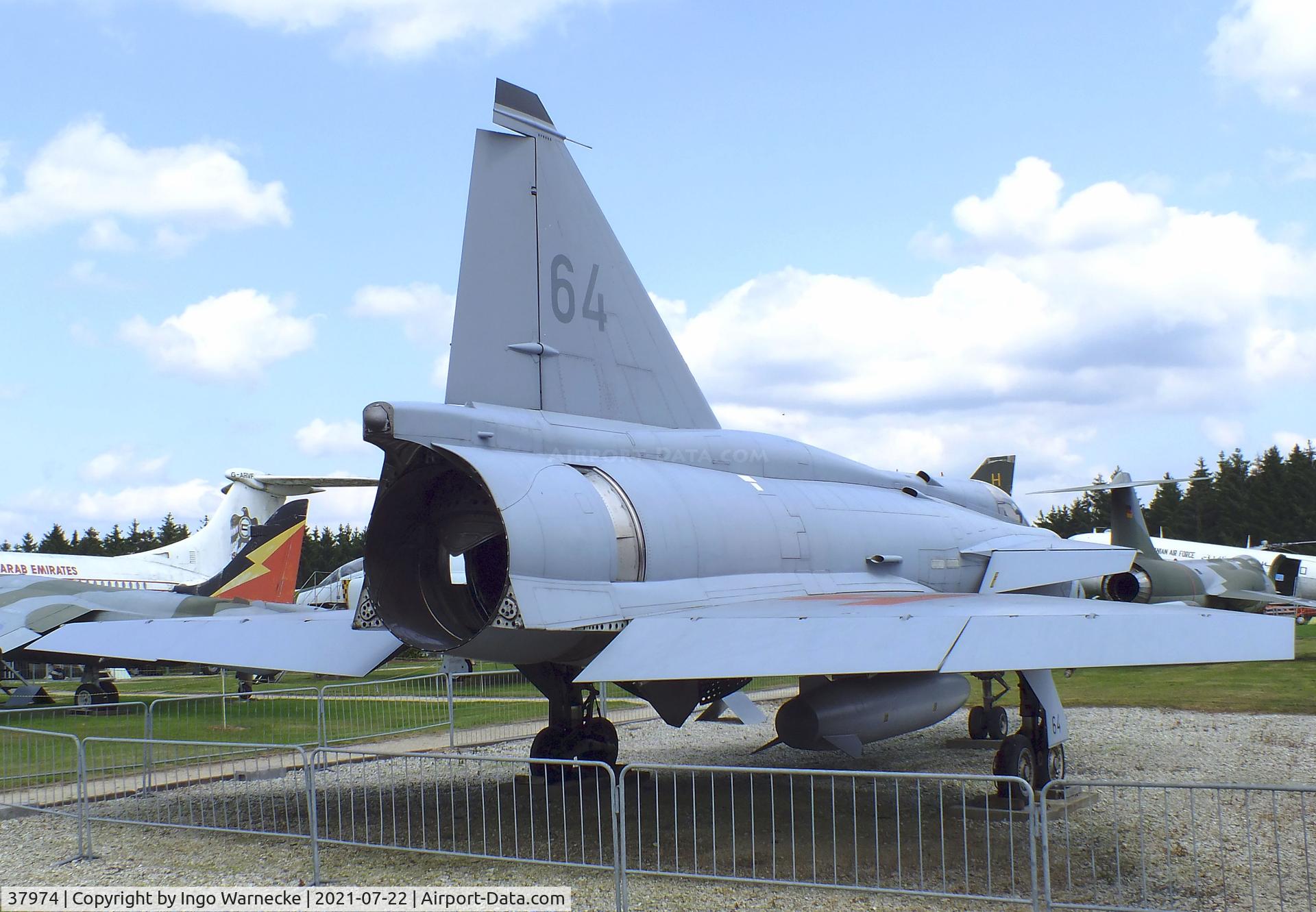 37974, Saab AJSF 37 Viggen C/N 37974, SAAB AJSF37 Viggen at the Flugausstellung P. Junior, Hermeskeil