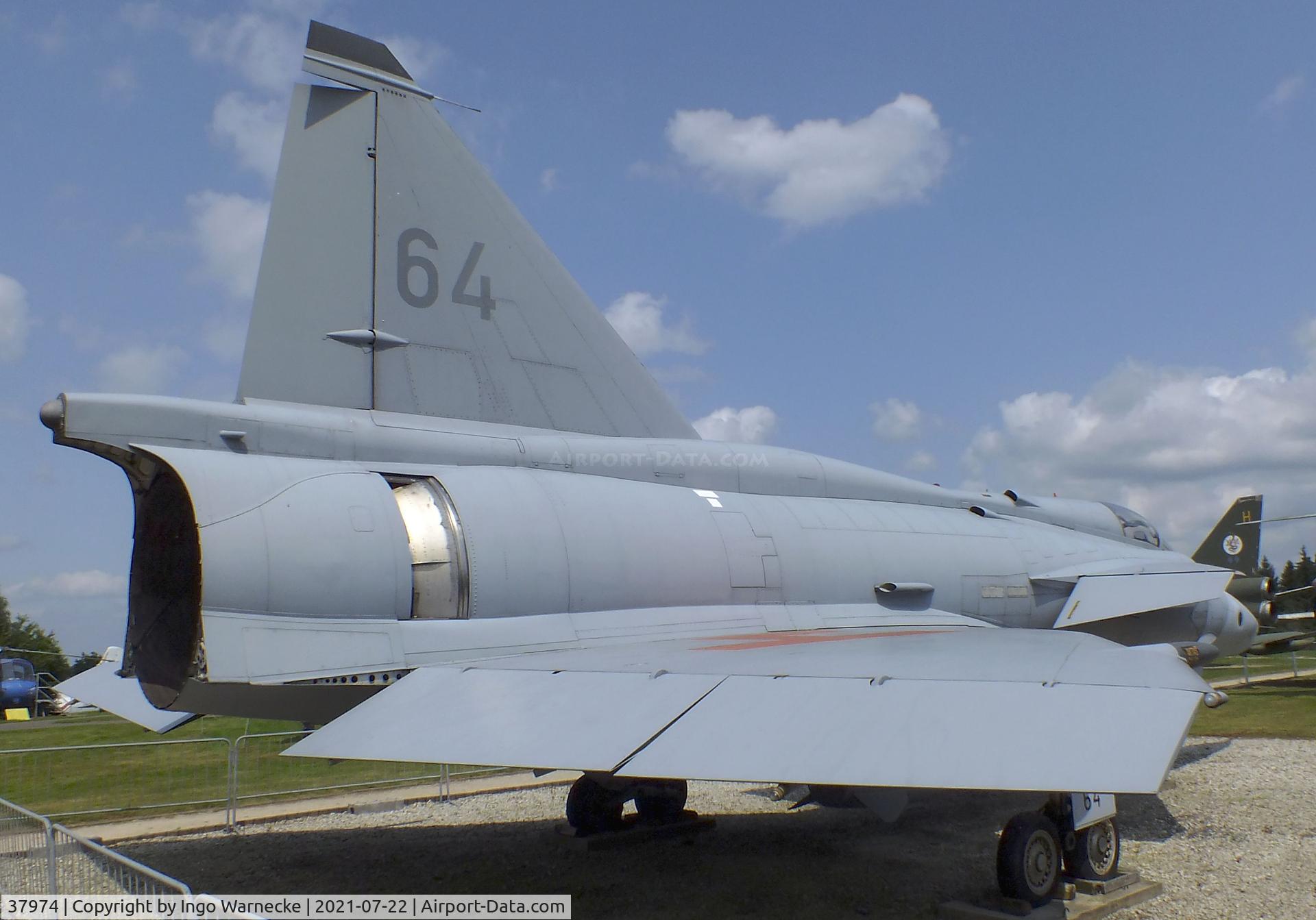 37974, Saab AJSF 37 Viggen C/N 37974, SAAB AJSF37 Viggen at the Flugausstellung P. Junior, Hermeskeil