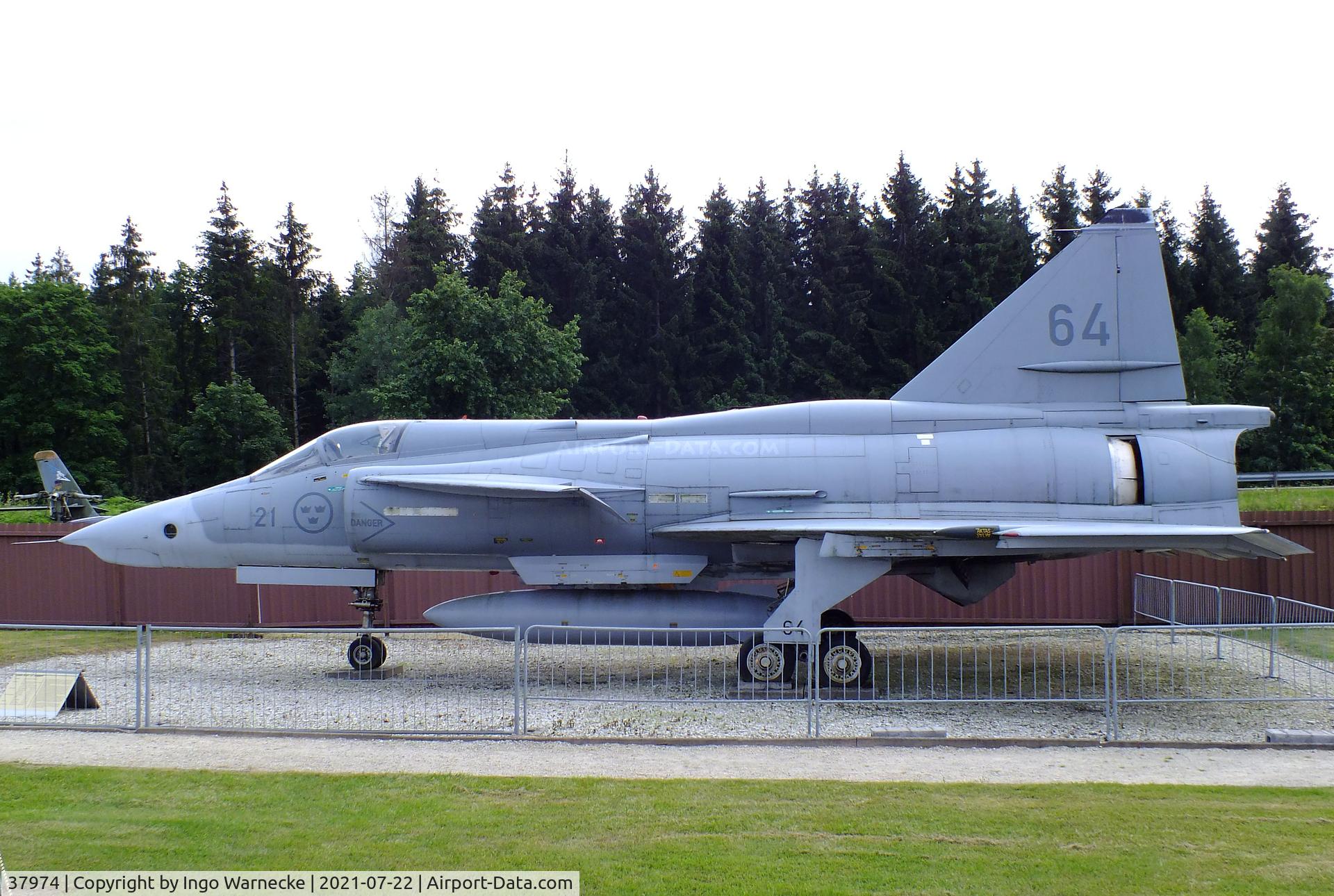 37974, Saab AJSF 37 Viggen C/N 37974, SAAB AJSF37 Viggen at the Flugausstellung P. Junior, Hermeskeil