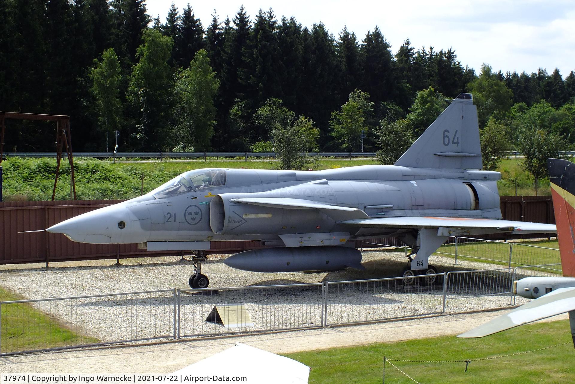 37974, Saab AJSF 37 Viggen C/N 37974, SAAB AJSF37 Viggen at the Flugausstellung P. Junior, Hermeskeil