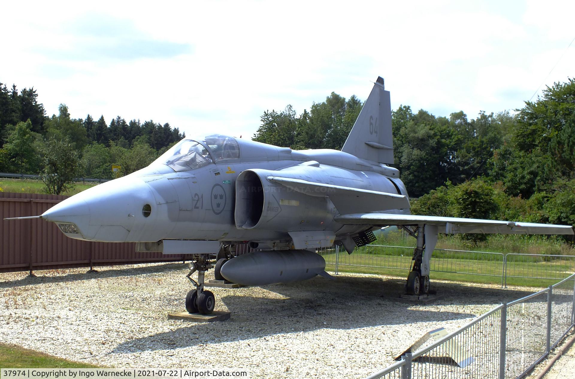 37974, Saab AJSF 37 Viggen C/N 37974, SAAB AJSF37 Viggen at the Flugausstellung P. Junior, Hermeskeil