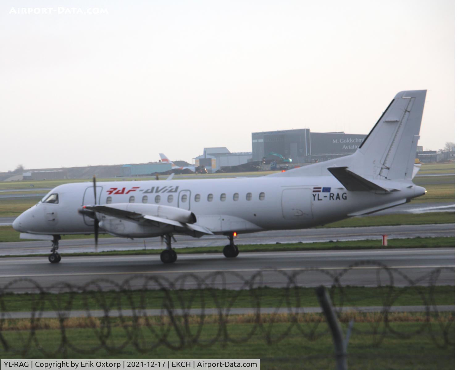 YL-RAG, 1986 Saab SF340A(F) C/N 340A-052, YL-RAG landed rw 04L