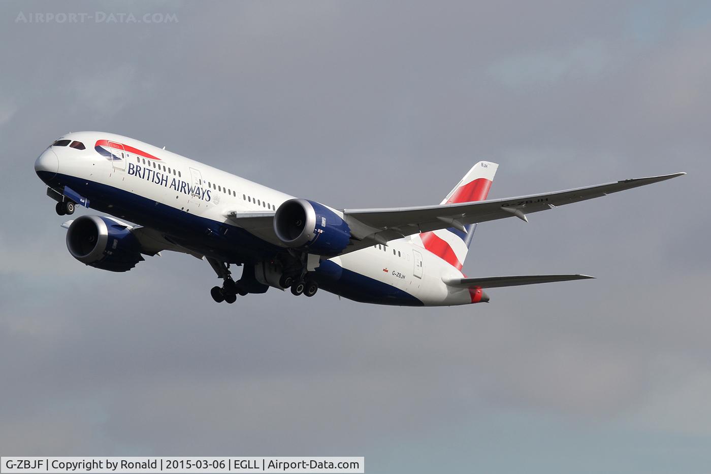 G-ZBJF, 2013 Boeing 787-8 Dreamliner C/N 38613, at lhr